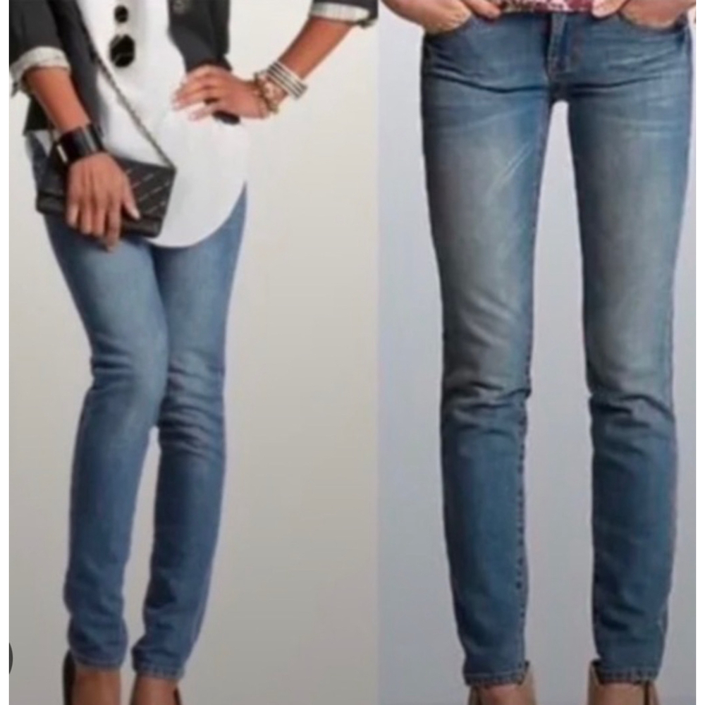 CAbi Ruby skinny distressed jeans style 319 size 4